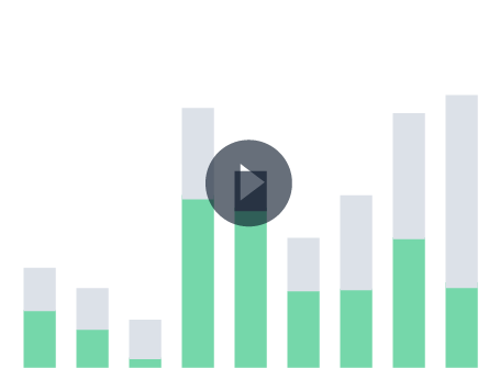 2 color bar graph chart
