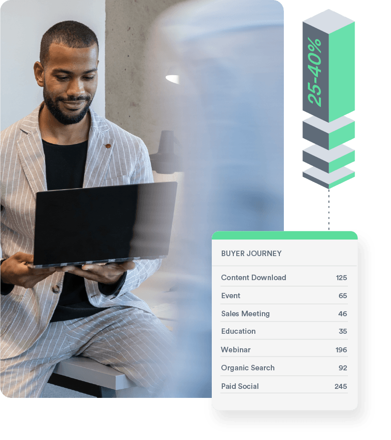 man holding a computer