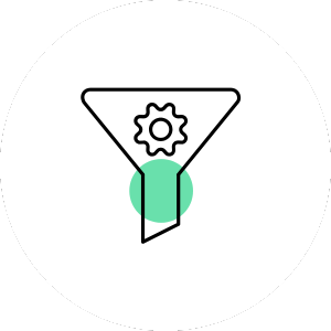 Funnel icon white bg