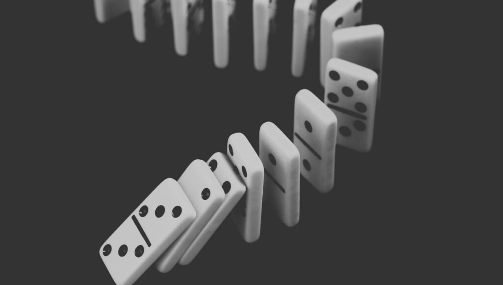 Dominos falling chain based attribution blog