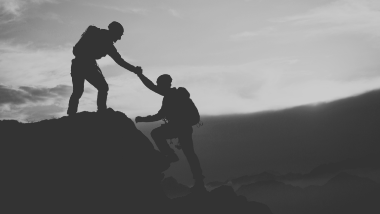 Trust mountain climbing